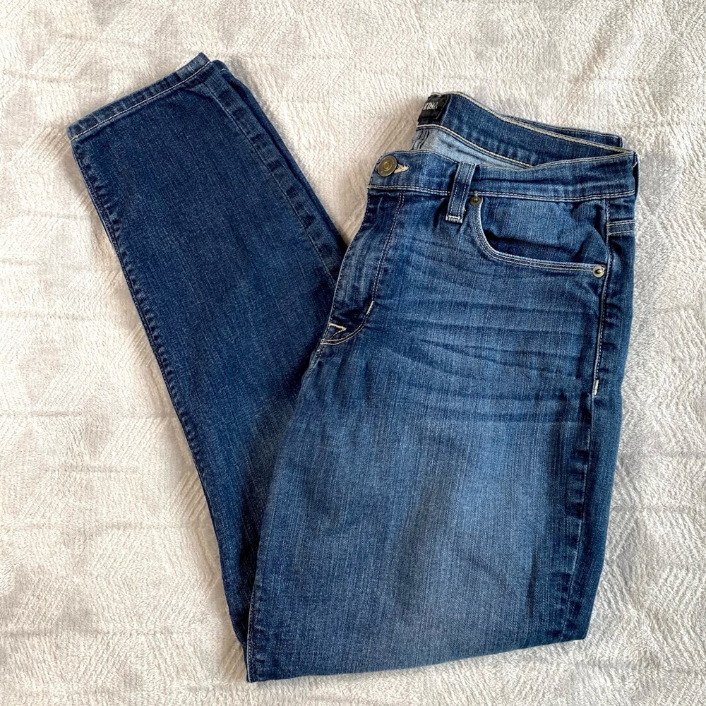 Hudson Nico Skinny Jeans Midrise Ankle Jeans Medium Wash Crop Denim
